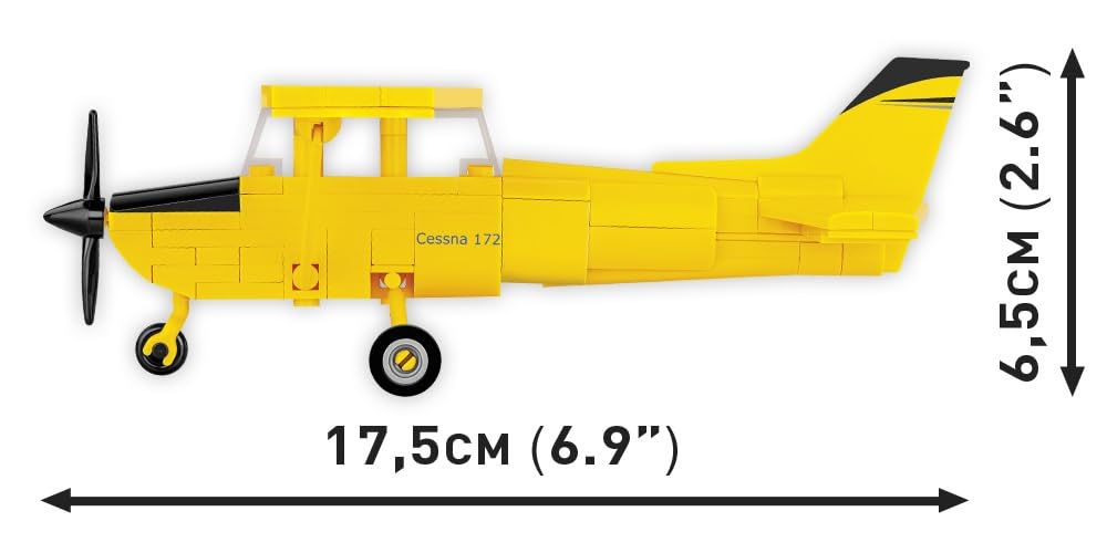 cobi-26621-cessna-172-skyhawk-gelb-160-teile-ma-stab-1-48 image 4