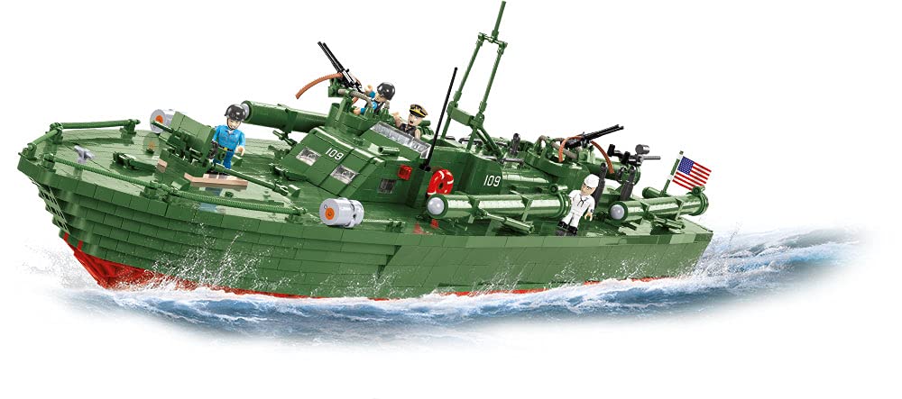 cobi-patrol-torpedo-boat-pt-109-4825-milit-rschiff-military-green image 5