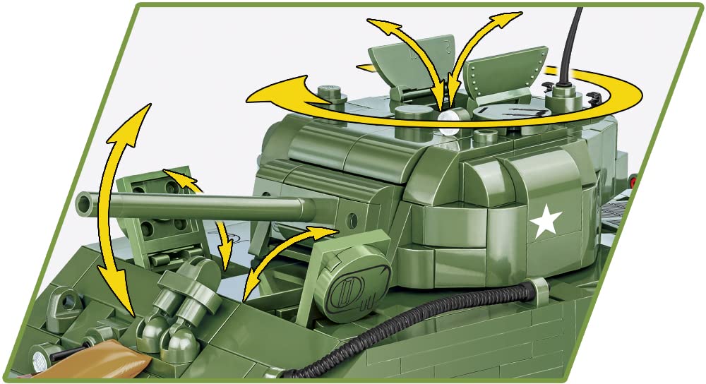 cobi-m4a3-sherman-panzer-1-28-838-teile image 6