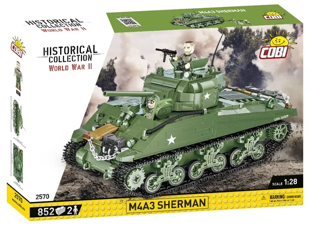 cobi-m4a3-sherman-panzer-1-28-838-teile image 1