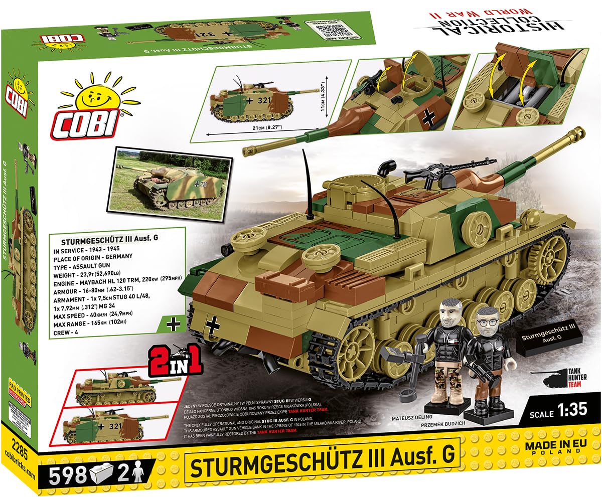 cobi-2285-sturmgesch-tz-iii-ausf-g-executive-edition-panzer-bausatz-1-35 image 4