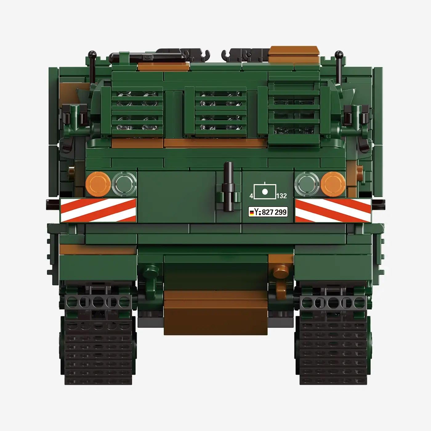 bluebrixx-pro-mars-ii-raketenwerfer-bundeswehr-mlrs-klemmbaustein-set-1226-teile image 3
