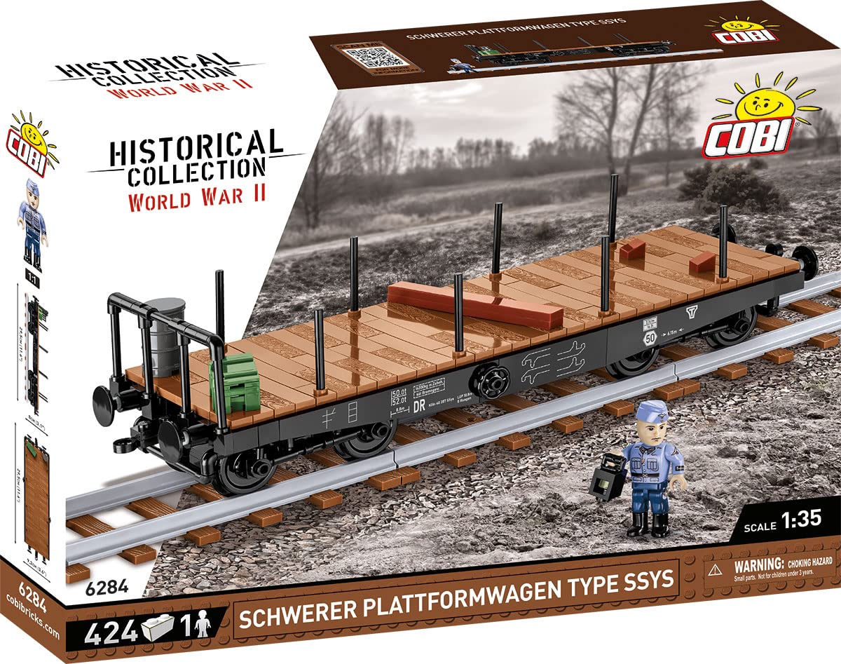 cobi-6284-schwerer-plattformwagen-typ-ssys-eisenbahn-bausatz-1-35 image 3