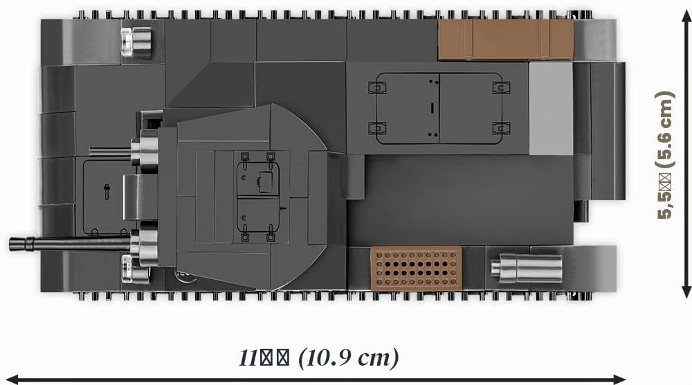 cobi-panzer-ii-ausf-a-2718-leichter-panzer-1-48-250-teile image 5