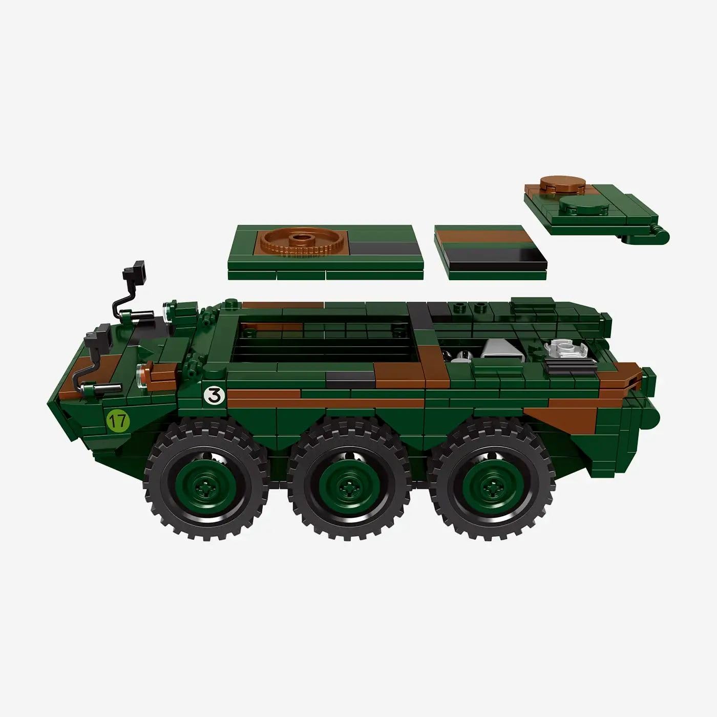 bluebrixx-pro-amx-10-rc-sp-hpanzer-frankreich-580-klemmbausteine-radpanzer image 3
