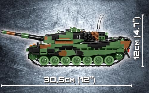cobi-kleiner-armeepanzer-museum-leopard-2-a4-panzer-840-teile-ma-stab-1-35 image 8