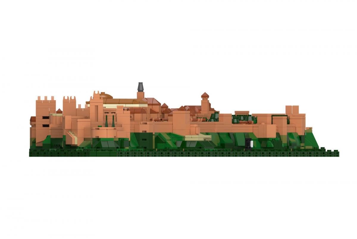 bluebrixx-pro-108079-alhambra-architektur-modell-2105-teile image 3