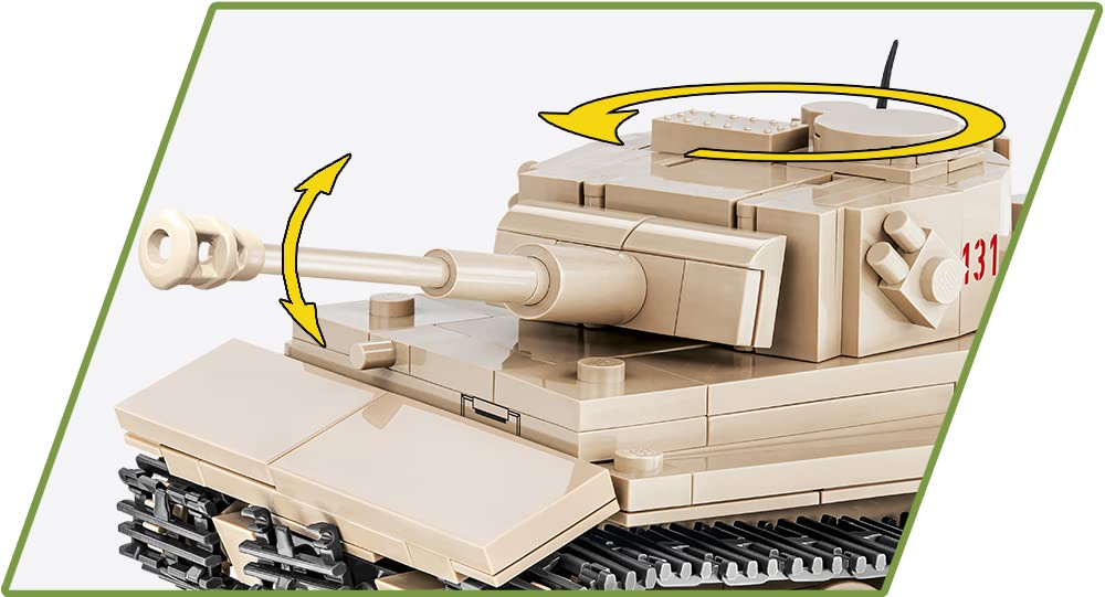 cobi-2710-panzer-vi-tiger-131-bausatz-w-stensand-1-48-350-teile image 5