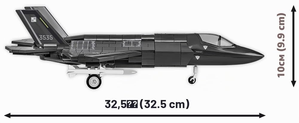 cobi-f-35a-lightning-ii-polish-kampfflugzeug-bausatz-1-48-580-teile image 7