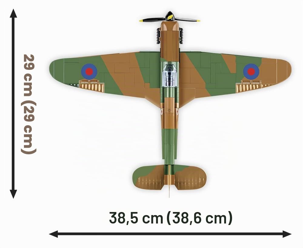 cobi-5728-hawker-hurricane-mk-i-historical-collection-flugzeug-bausatz image 4