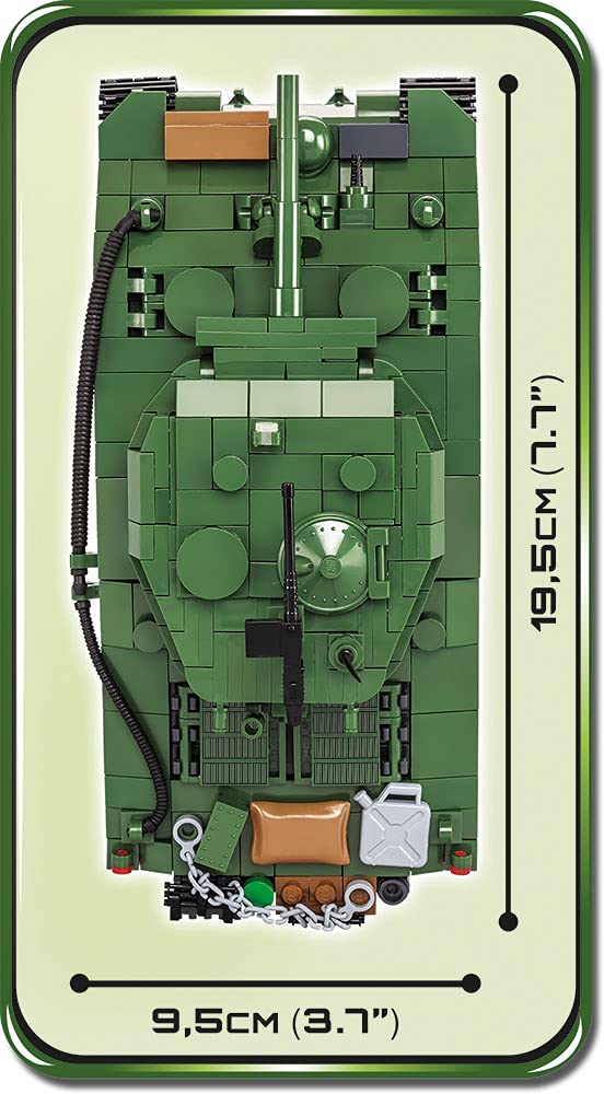 cobi-2550-sherman-m4a3e2-jumbo-cobra-king-panzer-historical-collection-wwii-750- image 3