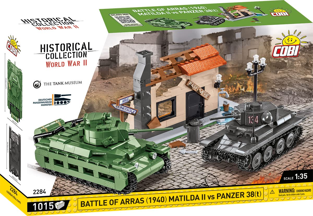 cobi-battle-of-arras-1940-matilda-ii-vs-panzer-38-t-diorama-1-35 image 3