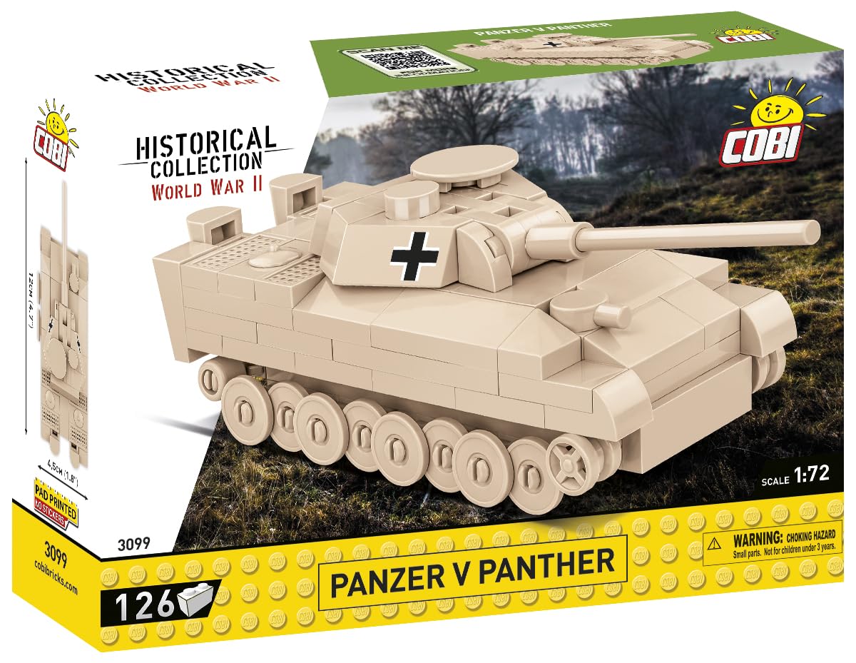 cobi-3099-panzer-v-panther-historical-collection-126-teile-1-72 image 2