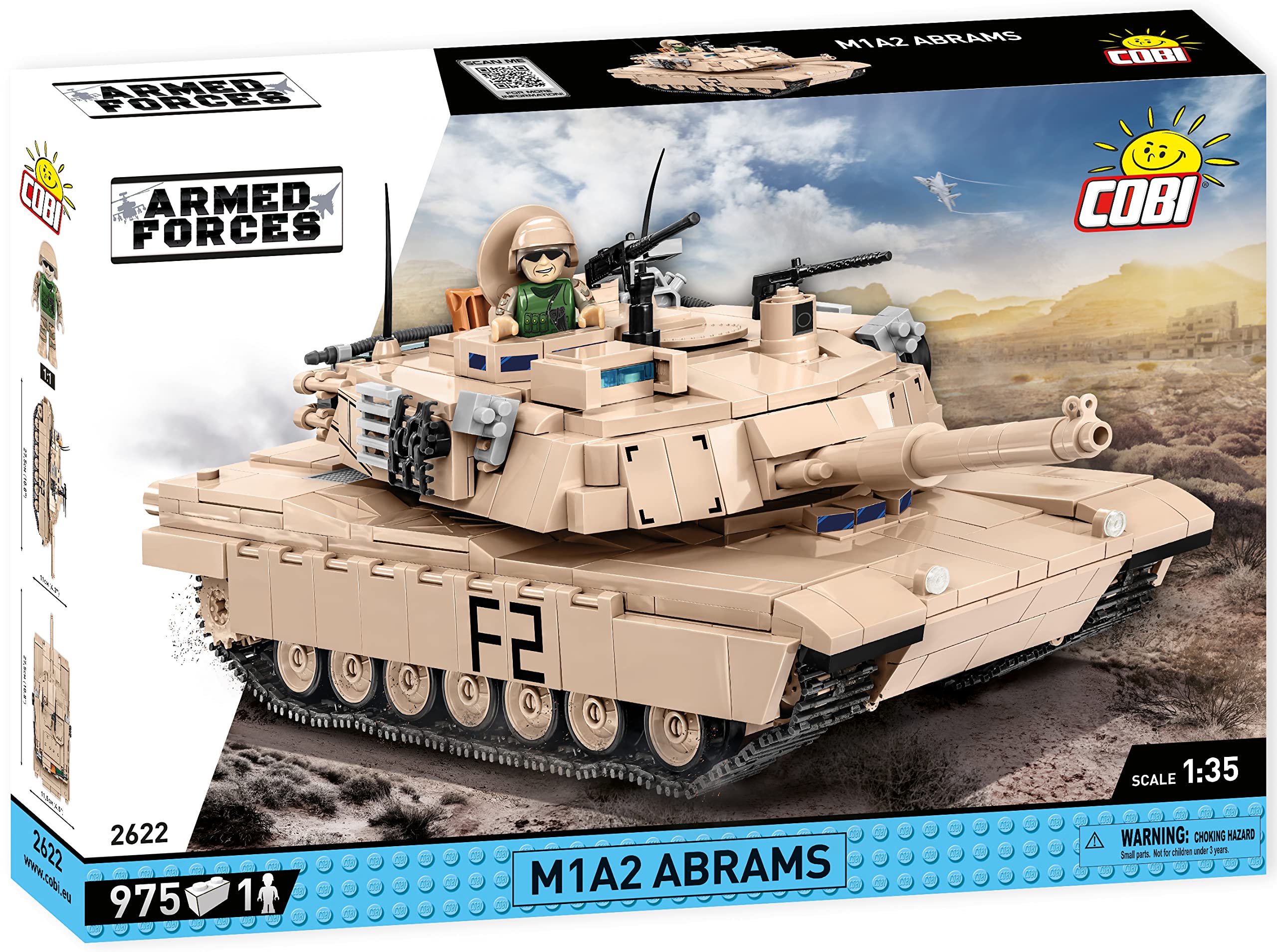 cobi-2622-m1a2-abrams-armed-forces-panzer-bauset-1-35 image 3