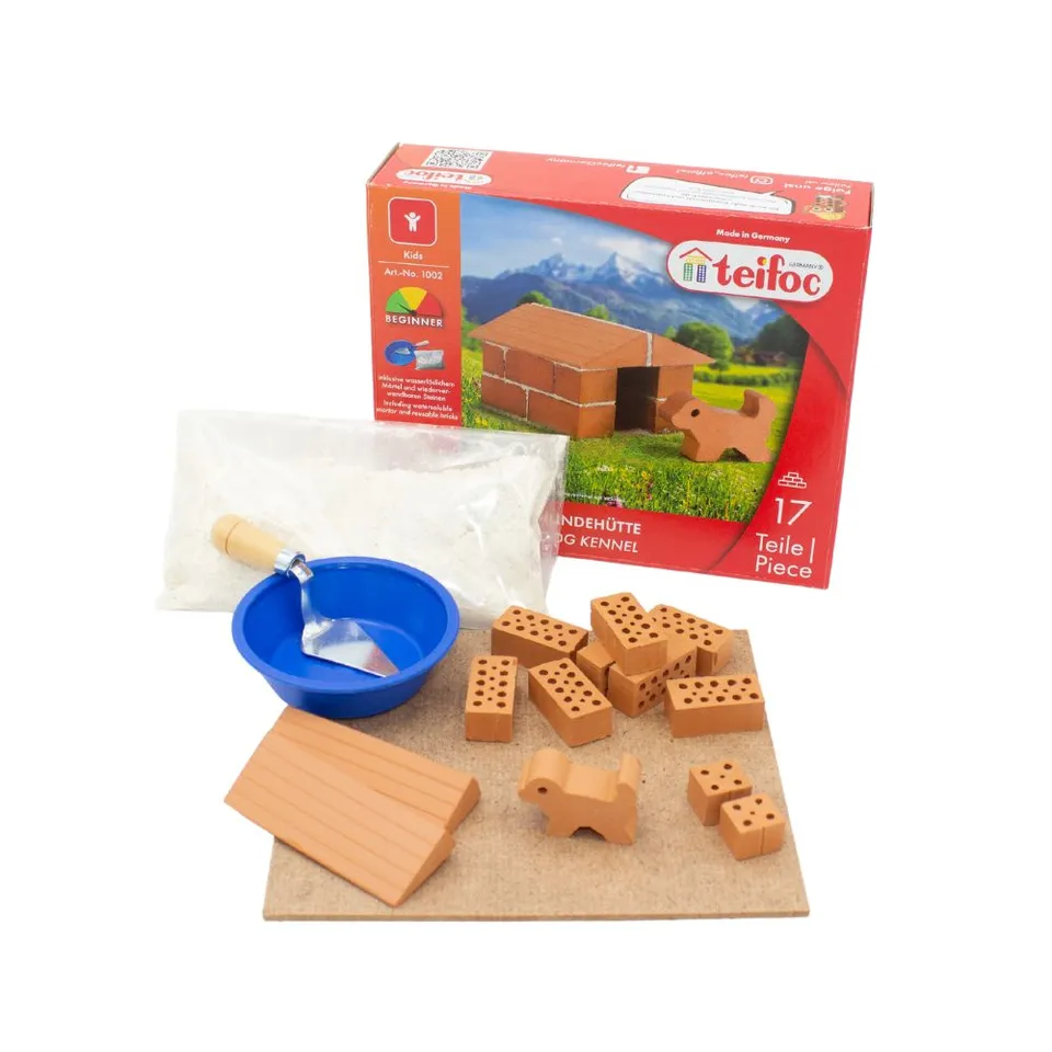 teifoc-hundeh-tte-bauset-mit-mini-ziegeln image 1