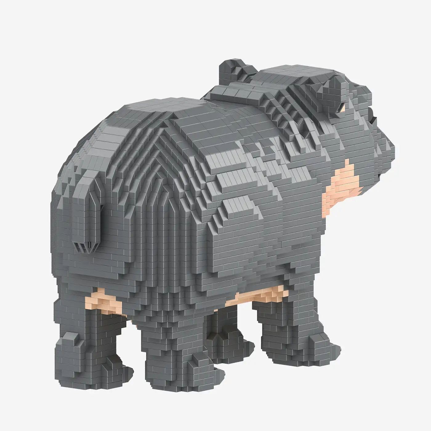 bluebrixx-pro-nilpferdbaby-diamond-blocks-2428-bausteine image 4