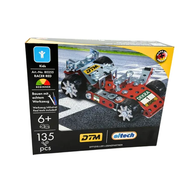eitech-dtm-racer-red-metallbaukasten-rennwagen-135-teile-ab-6-jahren image 1