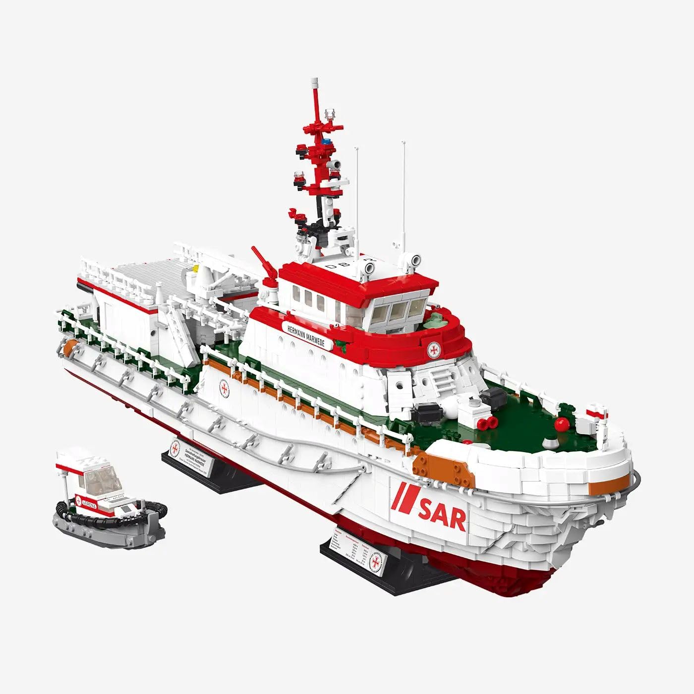 bluebrixx-pro-dgzrs-seenotrettungskreuzer-hermann-marwede-4753-klemmbausteine-1- image 2