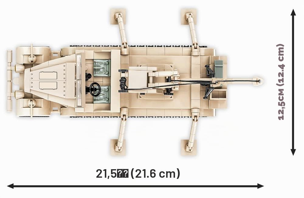 cobi-sd-kfz-9-1-famo-halbkettenfahrzeug-1-35-498-teile-mit-figur image 4