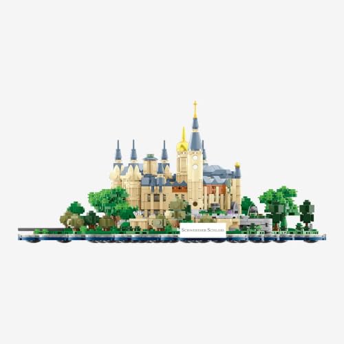 bluebrixx-pro-schweriner-schloss-architekturmodell-2039-klemmbausteine image 8