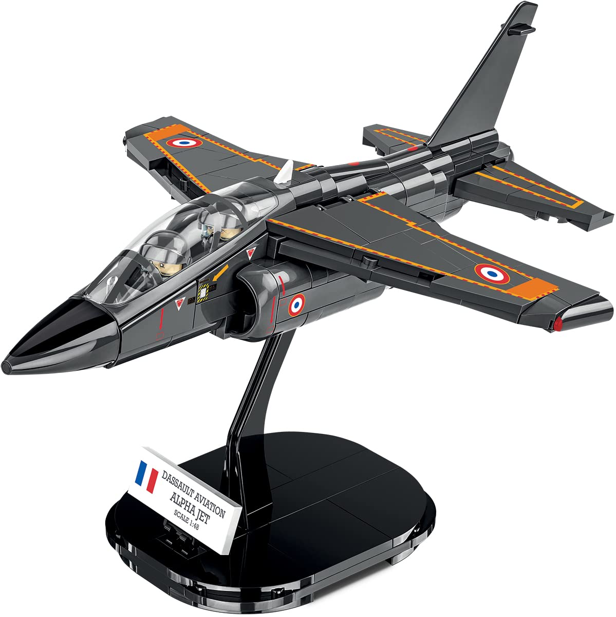 cobi-5842-alpha-jet-armed-forces-flugzeug-modell-1-48-364-teile image 6