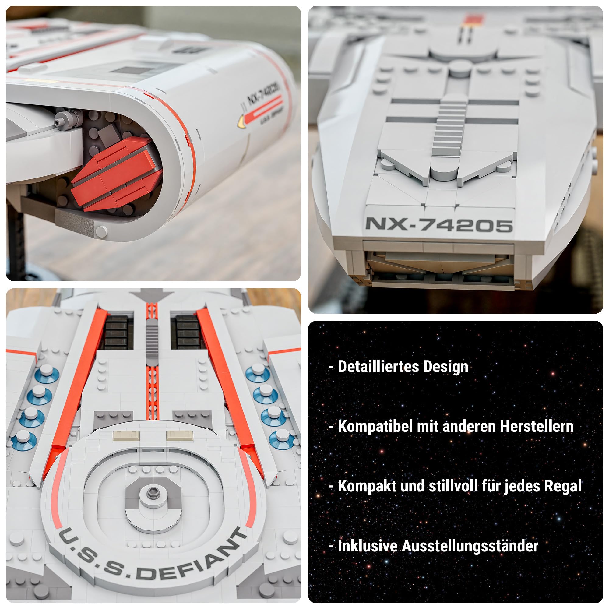 bluebrixx-104965-star-trek-uss-defiant-nx-74205-displaymodell image 4