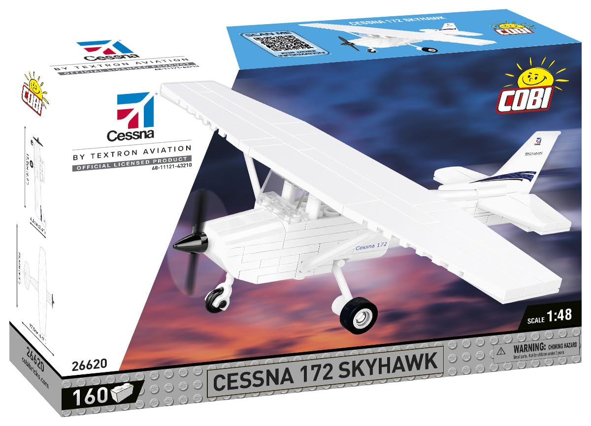 cobi-26620-cessna-172-skyhawk-klemmbaustein-modell-1-48 image 2