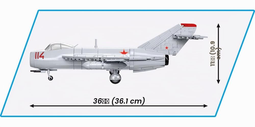 cobi-5823-mig-17-fresco-nato-kampfjet-historical-collection-cold-war-1-32 image 4
