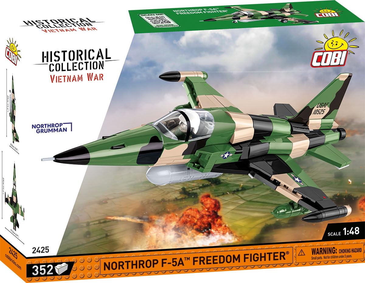 cobi-2425-northrop-f-5a-freedom-fighter-bausatz-ma-stab-1-48 image 2