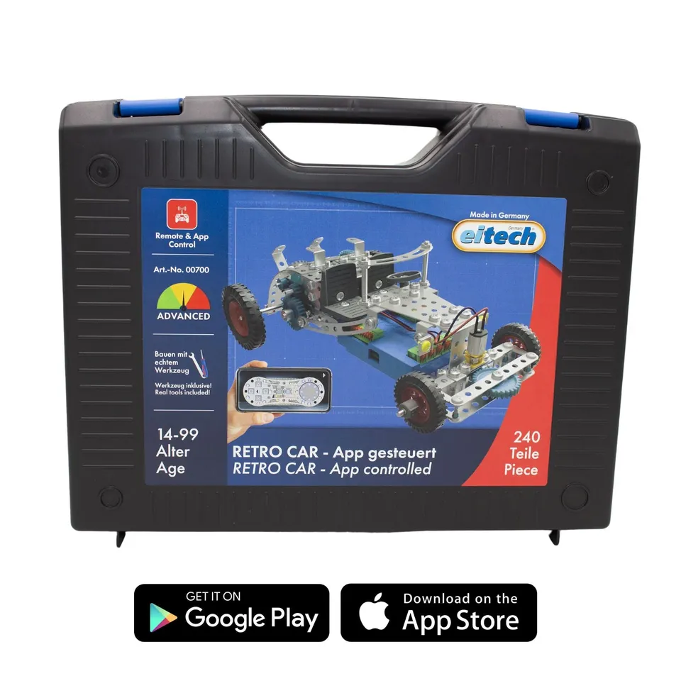 eitech-retro-car-app-gesteuert-240-teile-bau-und-programmier-set-ab-14-jahre image 1