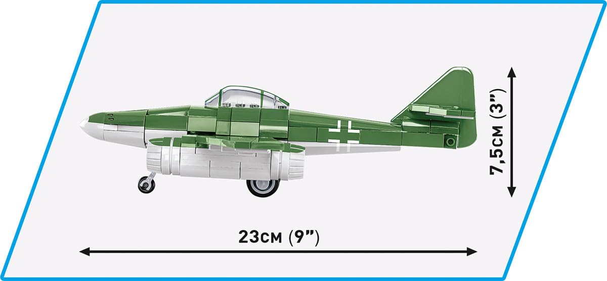 cobi-5881-messerschmitt-me-262-kampfflugzeug-1-48-250-teile image 6