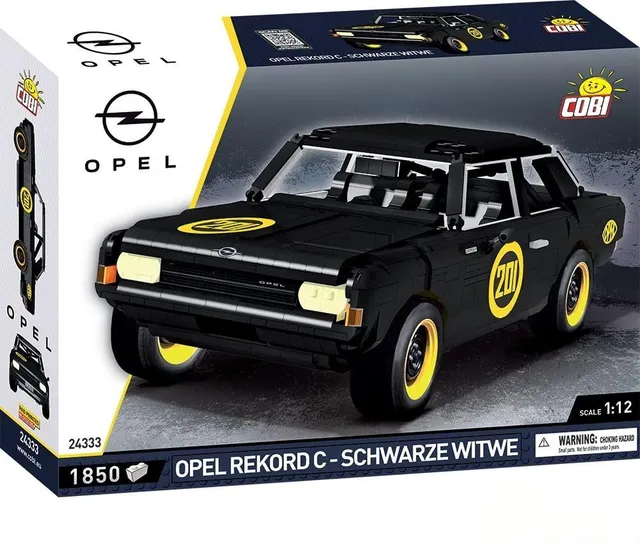 cobi-24333-opel-rekord-c-schwarze-witwe-auto-modell-1-12 image 1