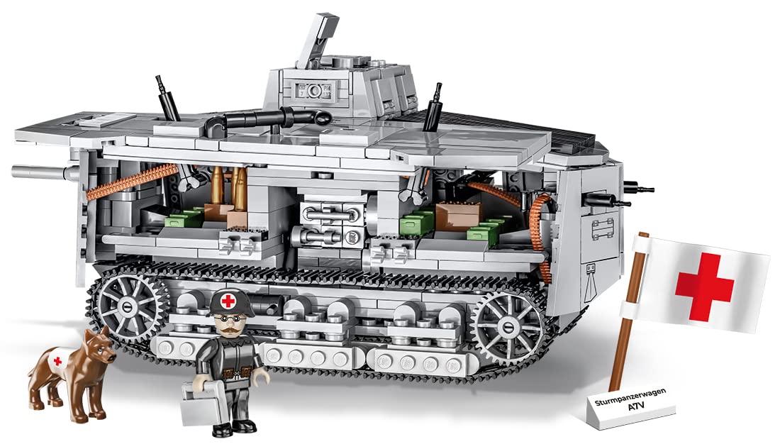 cobi-2989-sturmpanzerwagen-a7v-great-war-1-35-840-teile-1-figur image 8