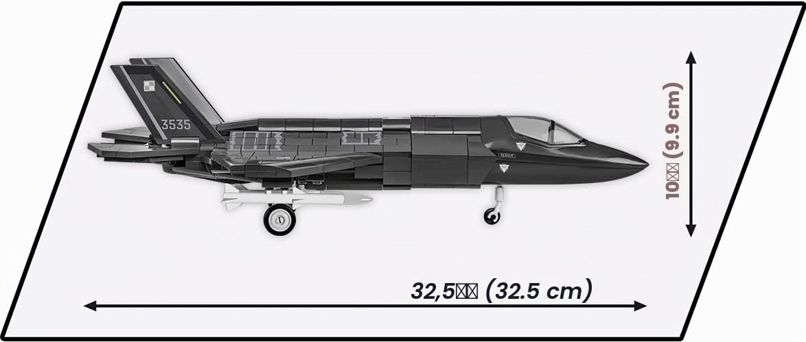 cobi-f-35a-lightning-ii-polish-kampfflugzeug-bausatz-1-48-580-teile image 3