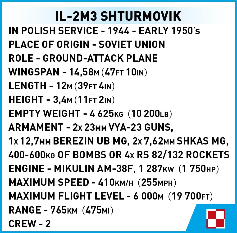 cobi-5744-il-2m3-shturmovik-klemmbaustein-flugzeug-1-32 image 5