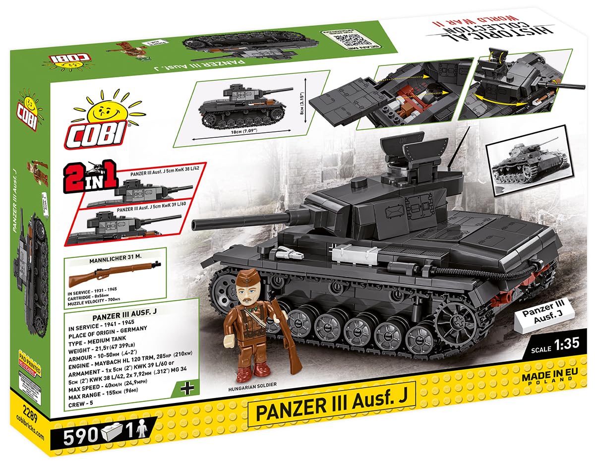 cobi-2289-panzer-iii-ausf-j-historical-collection-panzer-modell-1-35 image 4