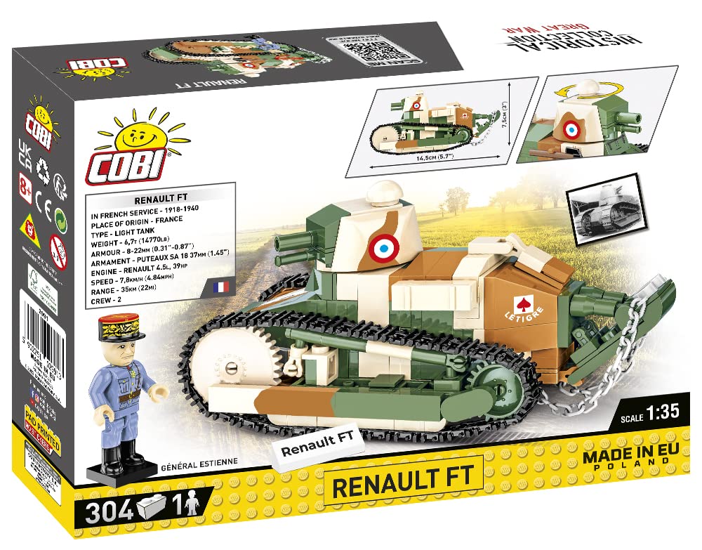 cobi-2991-renault-ft-bauset-historical-collection-great-war image 2