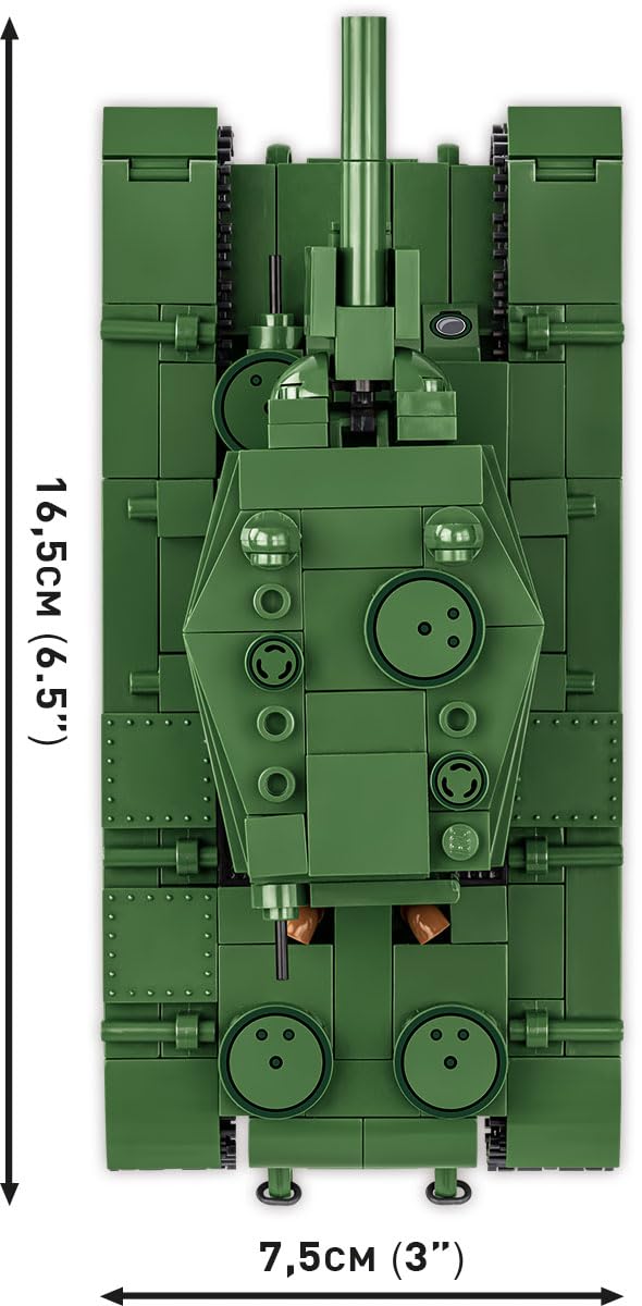 cobi-2731-kv-2-schwerer-panzer-bausatz-510-teile image 5