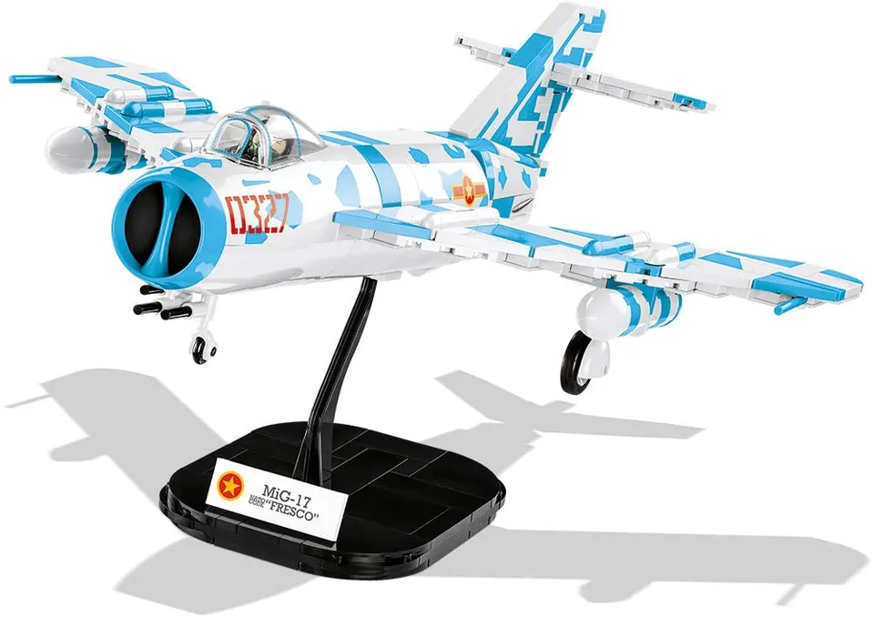 cobi-2424-mig-17-nato-code-fresco-kampfjet-klemmbausteine-1-32-575-teile image 1