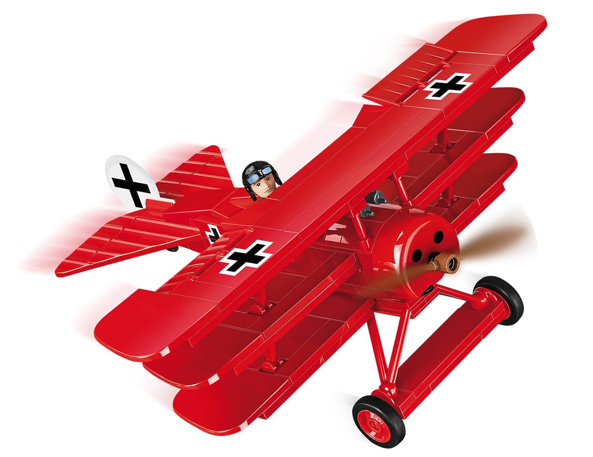 cobi-2986-fokker-dr-1-red-baron-flugzeug-bausatz-178-teile-1-32 image 1