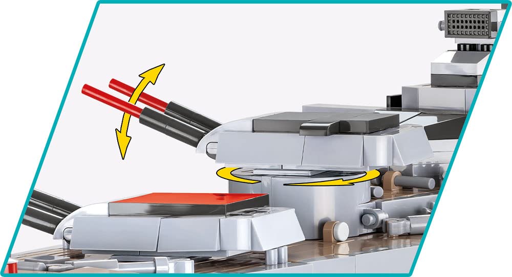 cobi-4841-battleship-bismarck-ma-stab-1-300-2789-teile-schwarz image 8
