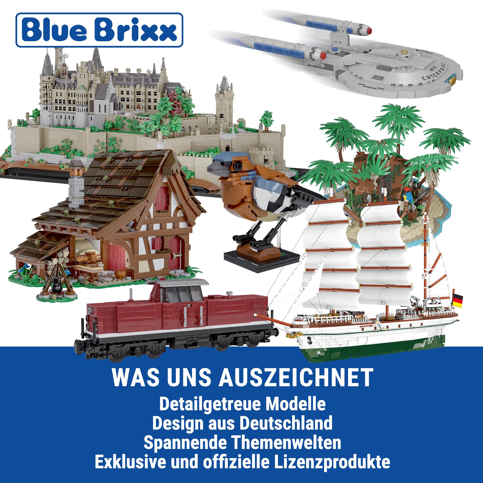 bluebrixx-klingon-bird-of-prey-star-trek-klemmbaustein-set-1539-teile image 7