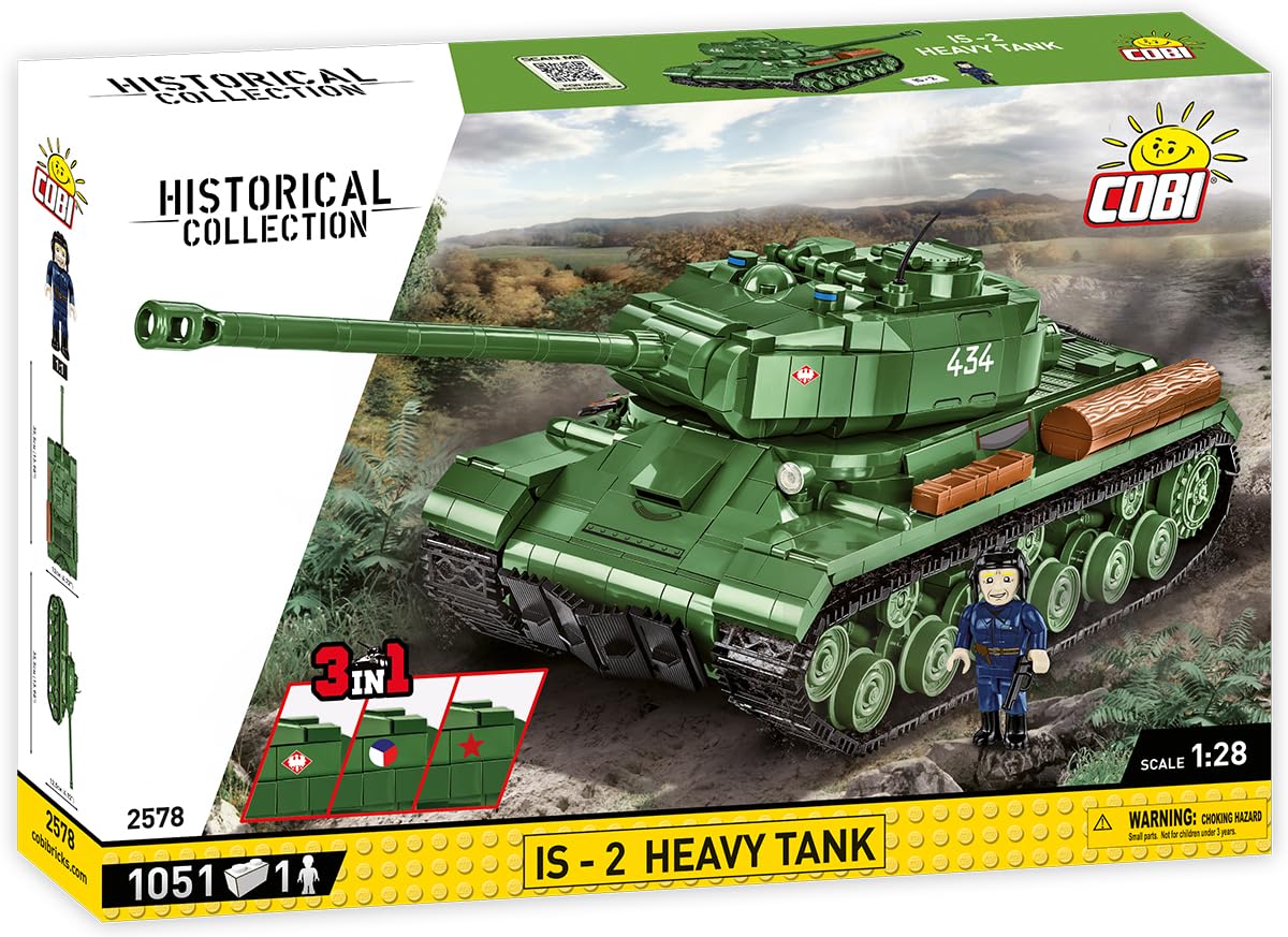 cobi-2578-is-2-heavy-tank-3in1-historical-collection-ma-stab-1-28 image 2