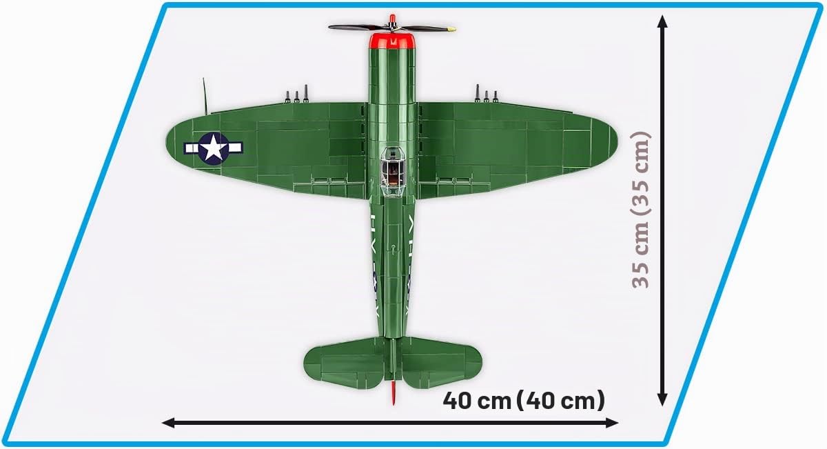 cobi-p-47-thunderbolt-5737-jagdflugzeug-1-32-477-teile image 5
