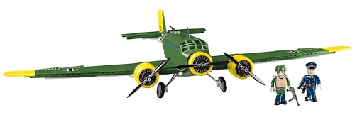cobi-5710-junkers-ju-52-3m-transportflugzeug-bausatz-gr-n-gelb image 8