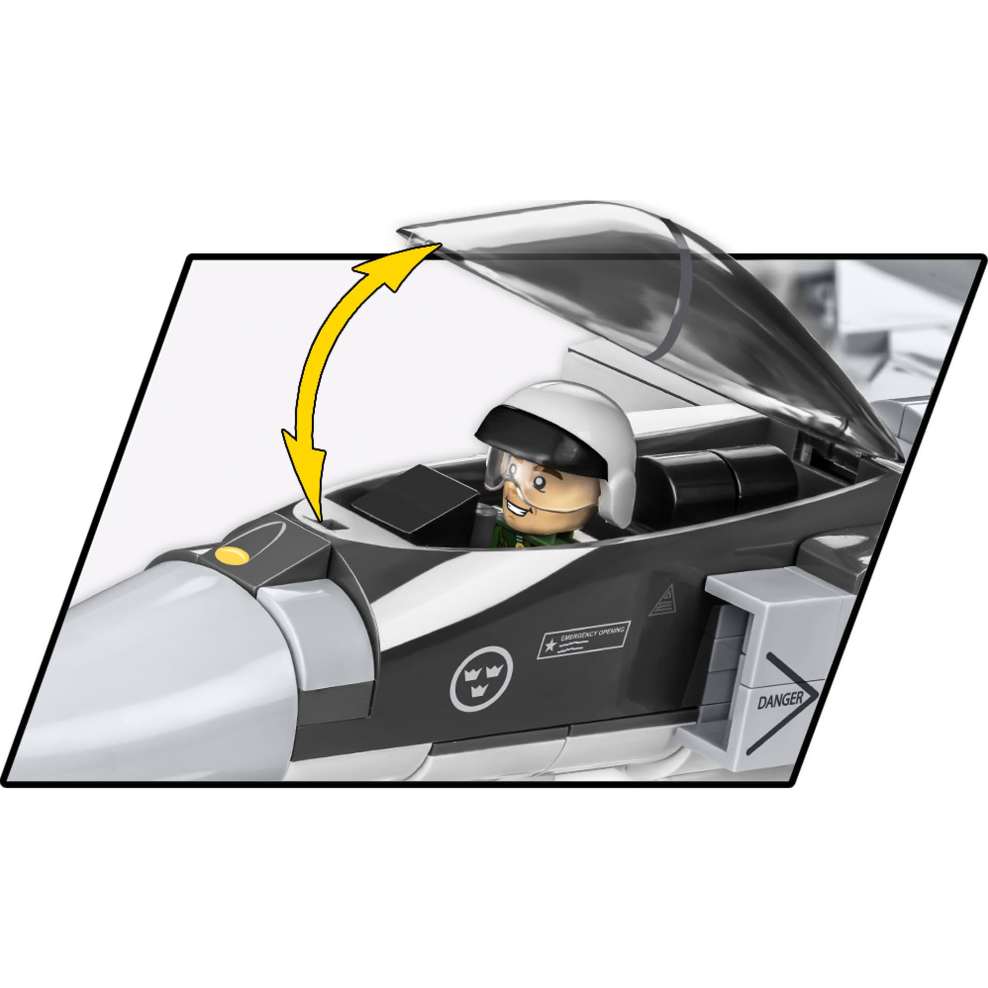 cobi-saab-jas-39-gripen-e-kampfjet-bausatz-1-48-480-teile image 3