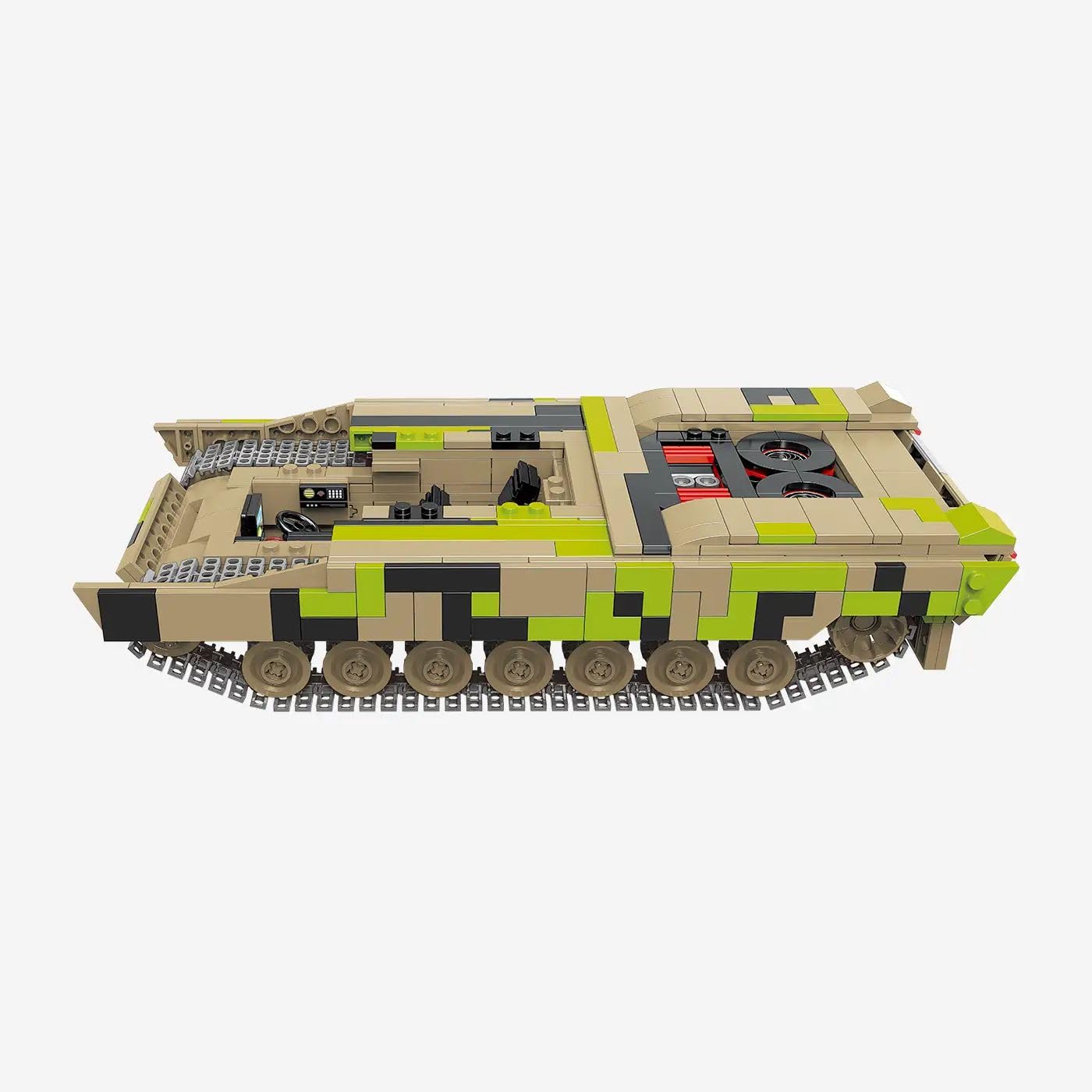 bluebrixx-pro-kampfpanzer-panther-kf51-displaymodell-1352-teile image 5