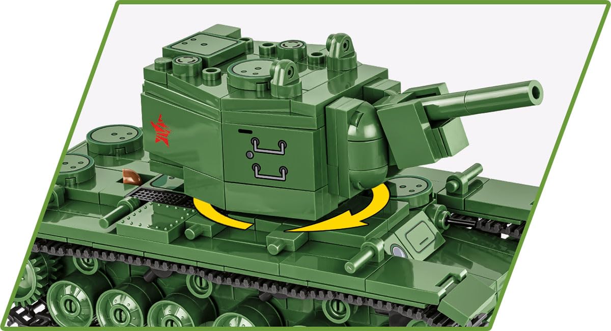 cobi-2731-kv-2-schwerer-panzer-bausatz-510-teile image 8