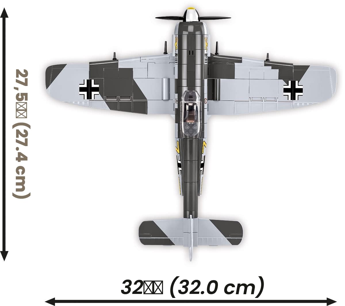 cobi-5741-focke-wulf-fw-190-a-3-jagdflugzeug-1-32 image 4