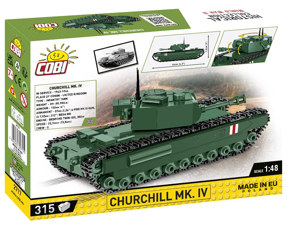 cobi-churchill-mk-iv-bauset-historical-collection-panzer image 6